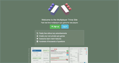 Desktop Screenshot of multiplayertrivia.com